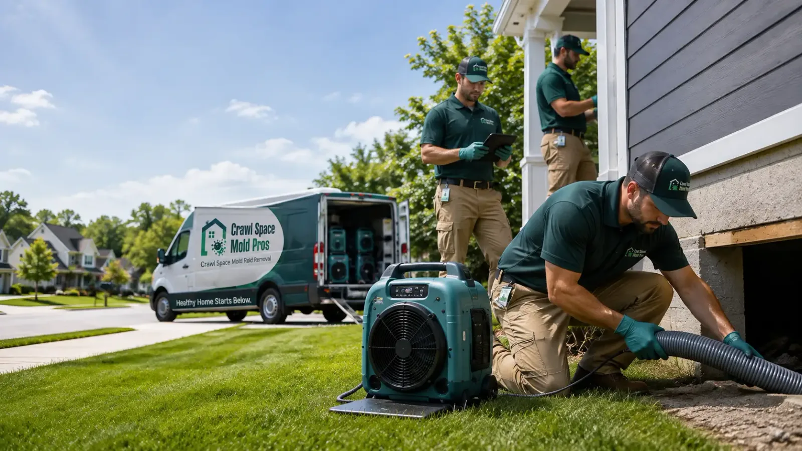 Crawl Space Mold Removal in Buda, IL